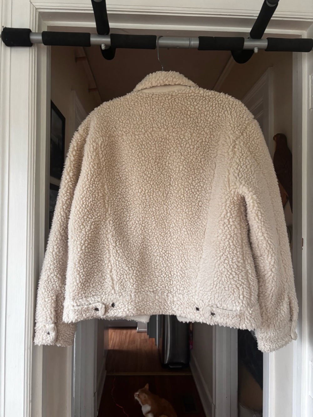 Levi's Cream Off-White Sherpa Jacket - Picture 3 of 3